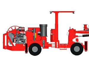 DW1-23 Колесная буровая каретка с одной стрелой